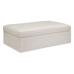 Hickory Chair Ottomans and Benches - Footstools And Ottomans