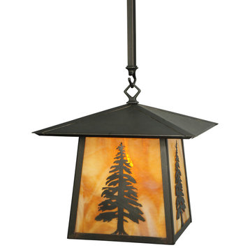 12Sq Stillwater Tall Pine Pendant