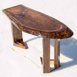 Handcrafted Walnut Condo Coffee Table - Coffee Tables