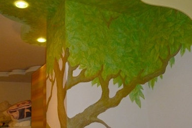 3D decorative tree in the children's room
