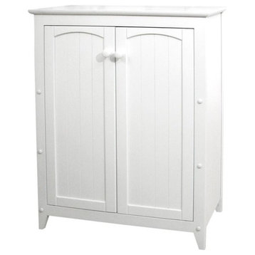 Catskill Craftsmen 2 Door Wood Storage Cabinet in White