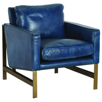 Chad Club Chair Blue by Kosas Home