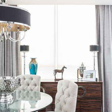 Urban Elegance On The Lakefront: Dining Room