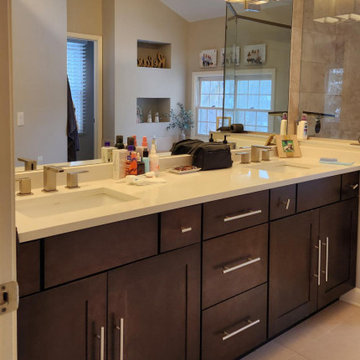 Organized Oasis - A Transitional Bathroom Remodel