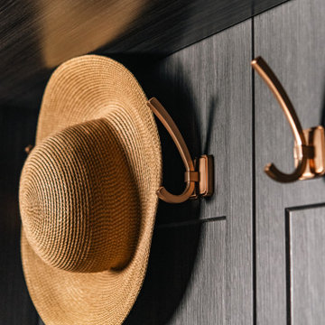 A modern mudroom