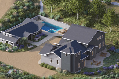 Inspiration for an exterior home remodel in Los Angeles