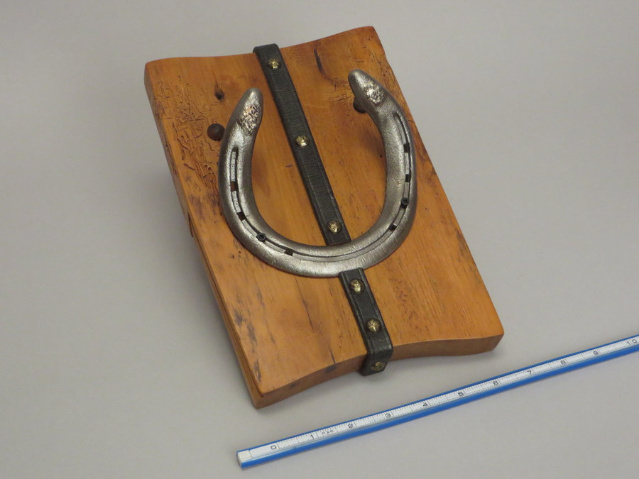 #R15098 Reclaimed Lumber, Horse Shoes, Tack Leather