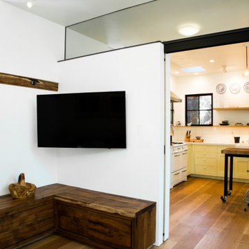 Den adjoining Yellow Kitchen