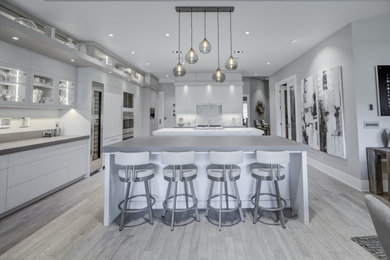 Example of a transitional kitchen design in Portland