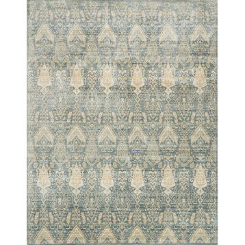 Ellen DeGeneres Crafted by Loloi Blue/Sand Trousdale Rug 7'10"x7'10" Round