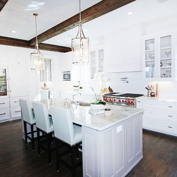Contrasting Kitchen
