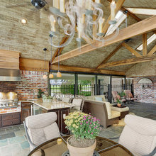 outdoor kitchen