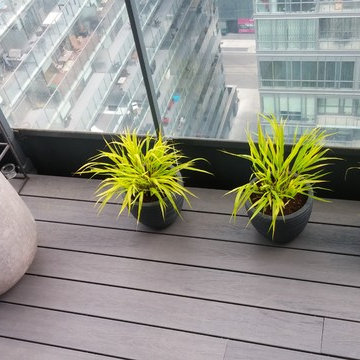 King West Toronto Staggered Composite Deck