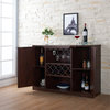 Furniture of America Bruno Contemporary Wood Multi-Storage Buffet in Walnut