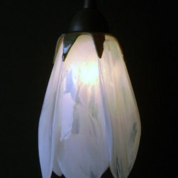 Glass Pendant Lights - Tulip Shaped - Pendant Lighting