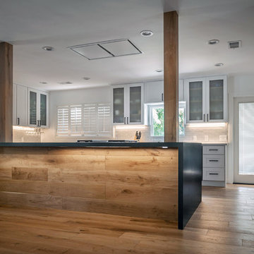 West Hollywood kitchen and living room remodeling project