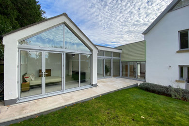 Photo of a medium sized modern home in Hertfordshire.