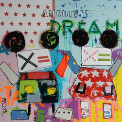 American dream - 80x80 cm - Paintings