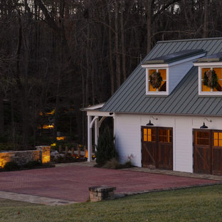 75 Beautiful Farmhouse Detached Garage Pictures Ideas 