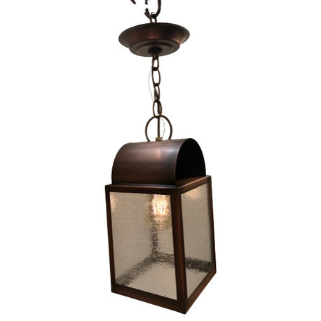 Concord Shinning Down. Handing Lamp, Solid Copper