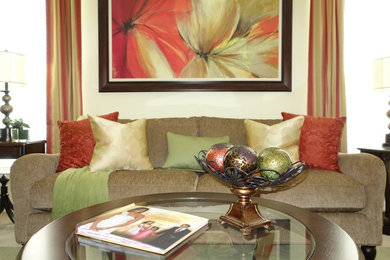 Living room - traditional living room idea in DC Metro