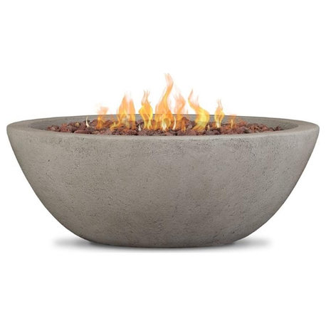 Real Flame Riverside Propane Fire Bowl in Glacier Gray