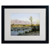 'Prairie Landscape' Matted Framed Canvas Art by Albert Biersdant
