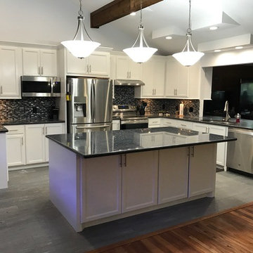 Black and White Remodeled Kitchen