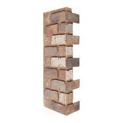 174-33-CHICAGO BRICK CORNER 33"H X 8"W X 3/4"D - Wall Panels