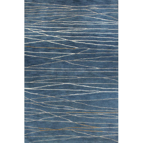 Bashian Sydney Area Rug, Azure, 9.6x13.6