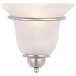 Vaxcel - Vaxcel Monrovia Wall Sconce, Brushed Nickel - Product Finish: Brushed Nickel