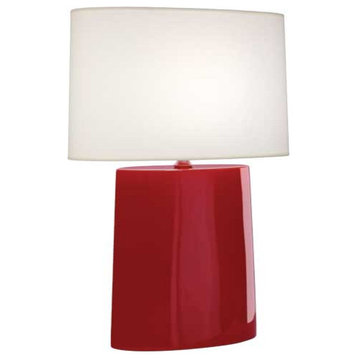 Victor Table Lamp, Ruby Red