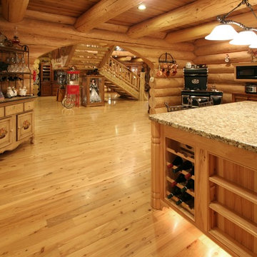 Cruz Residence - Handcrafted Scandinavian Full-Scribe Log Home