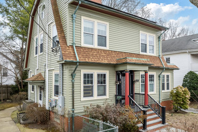Example of an exterior home design in Providence