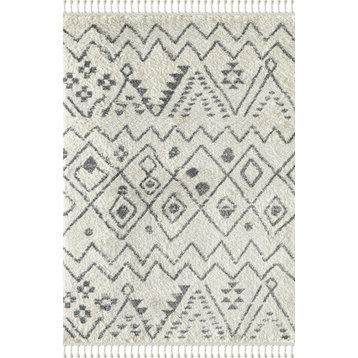 Abani WILLOW WIL110A Rug 4'x6' Ivory Rug