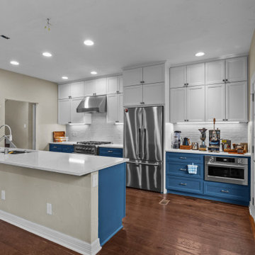 Vickery Park Blue & White Kitchen