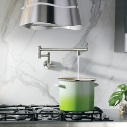 Moen Classic stainless two-handle Pot Filler - Pot Fillers