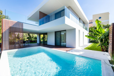 Minimalist exterior home photo in Other