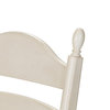 Ladder Back Side Chair (RTA)-Set of 2 Farmhouse, White