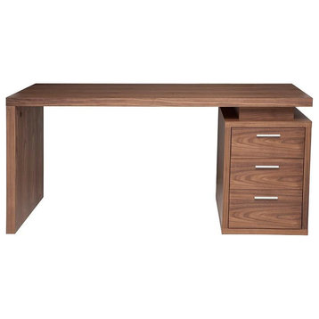 Benjamin Walnut Wood Desk Table
