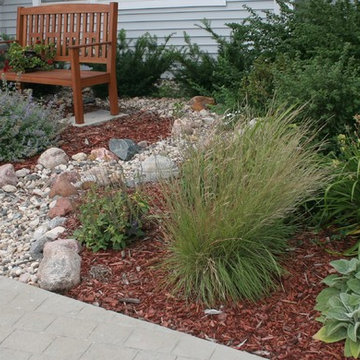 Dry Stream Bed Front Entrance