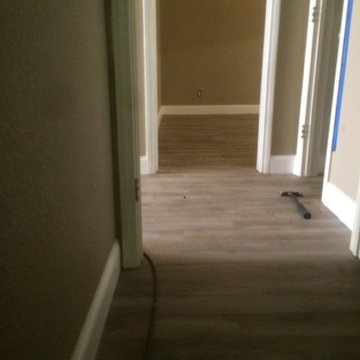 Delaware Bay Driftwood 10 mm laminate with attached underlayment