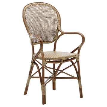 Rossini Indoor Bistro Arm Chair, Antique