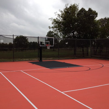 Steve S's Pro Dunk Platinum Basketball System on a 50x110 in Aledo, TX