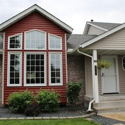 Window redesign & James Hardie siding - Windows