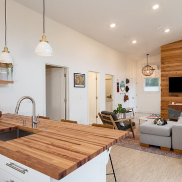 Eco-friendly backyard cottage for Houzz TV