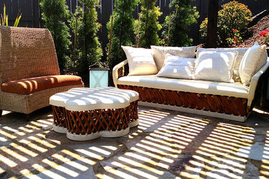 Transitional patio photo in San Diego