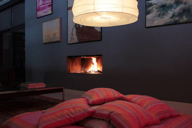 Inspiration for a contemporary home design remodel in Madrid