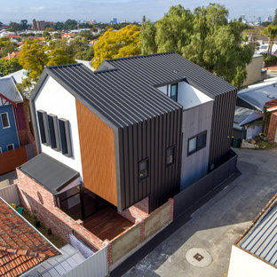 Schwarze Häuser mit Metallfassade Ideen, Design & Bilder - August 2020