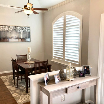 "Arch Top" Plantation Shutter applications